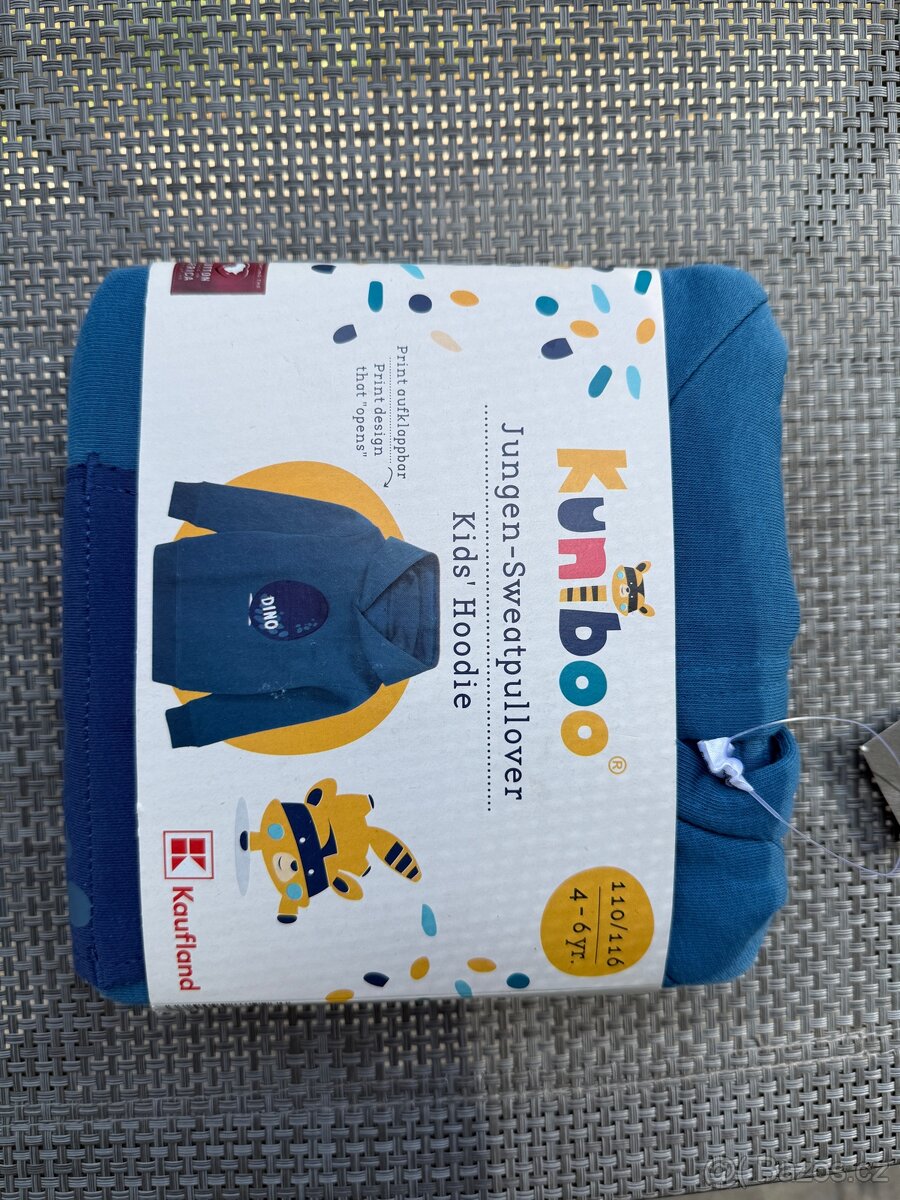 Nová dětská mikina s kapucí 110/116