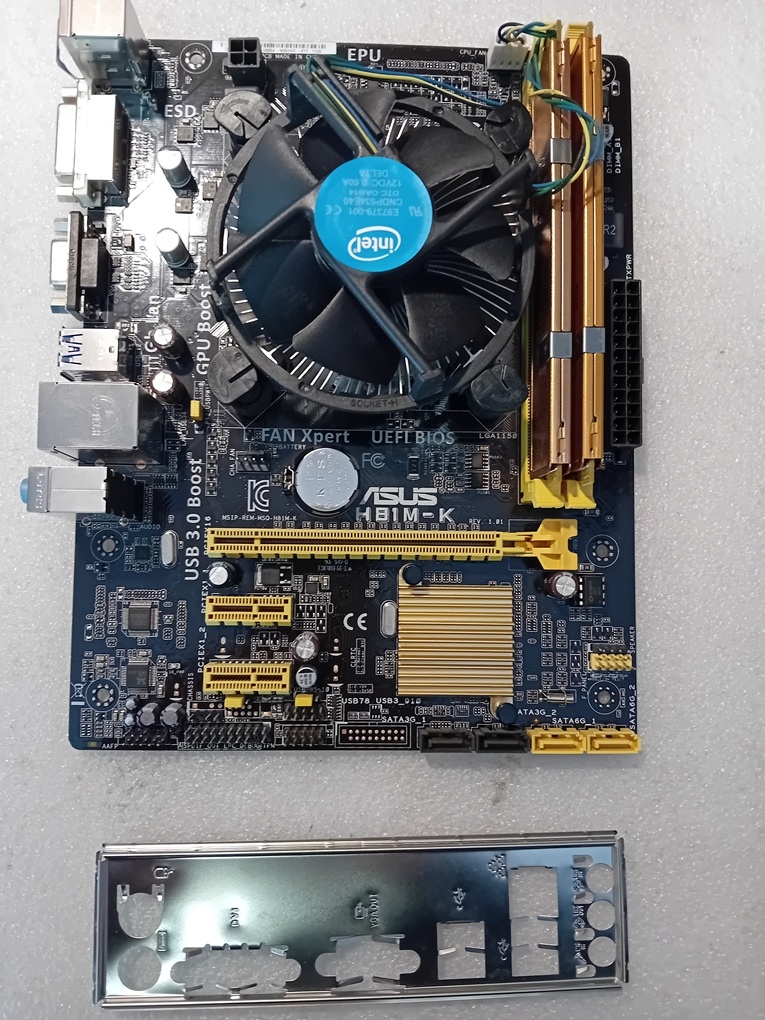 ASUS H81M-K+i5-4570+8GB DDR3+CHLADIČ