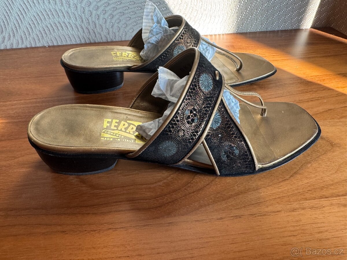 Pantofle zn.Salvatore Ferragamo, vel.8,5.