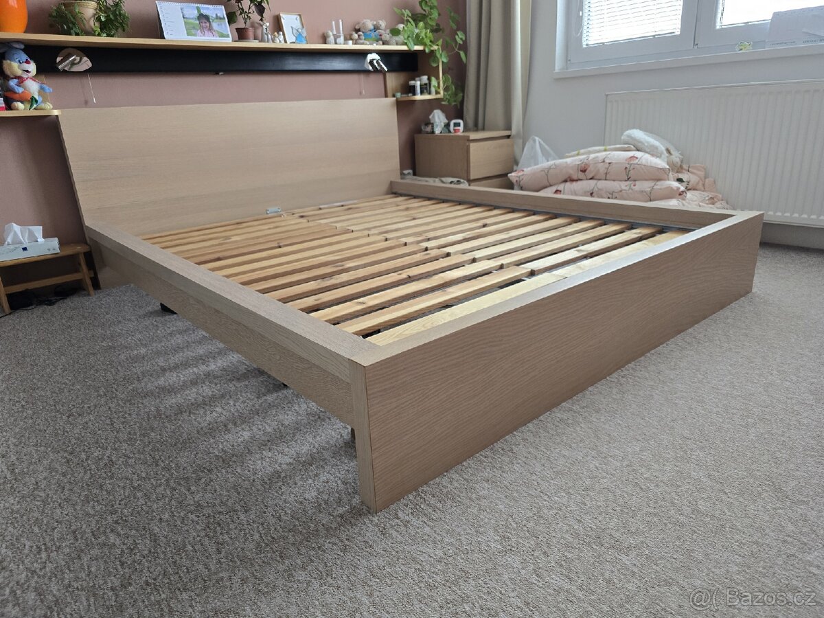 Kvalitní postel 160x200, IKEA Sultan Lade