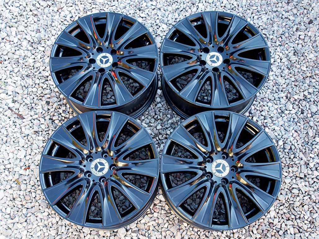 18" Alu kola = 5x112 = MERCEDES S-CLASS = W222 - ČERNÉ
