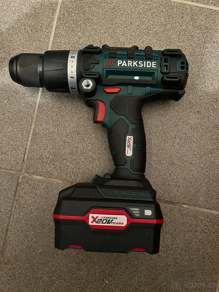 Parkside aku příklepová vrtačka