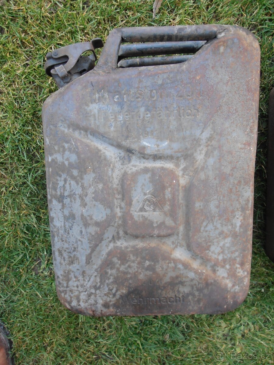 Kanistry Wermacht Kraftston 20 l, Feuergrfahrlich 1942, WS 3
