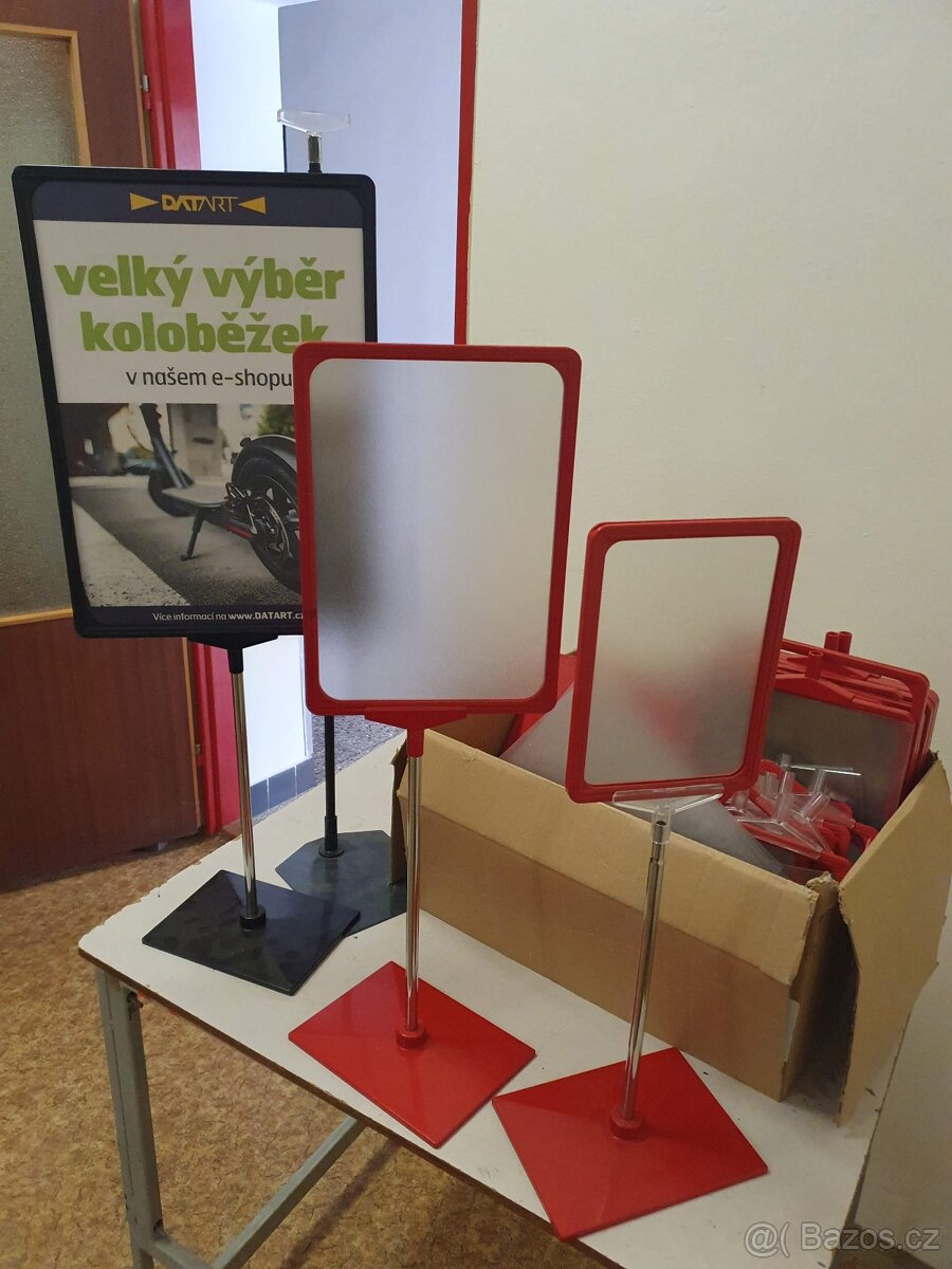 reklamní terčíky - vybavení provozovny