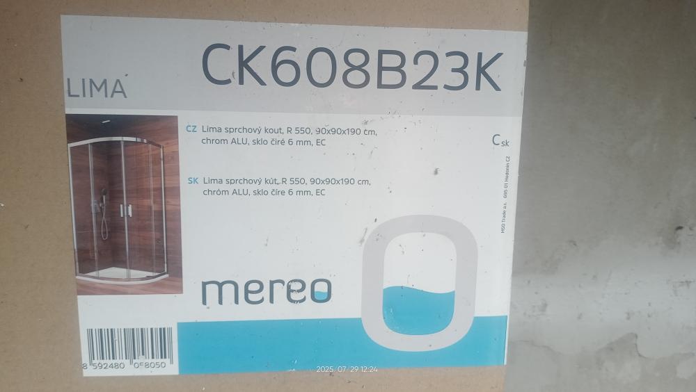 sprchovy kout mereo CK608B23K