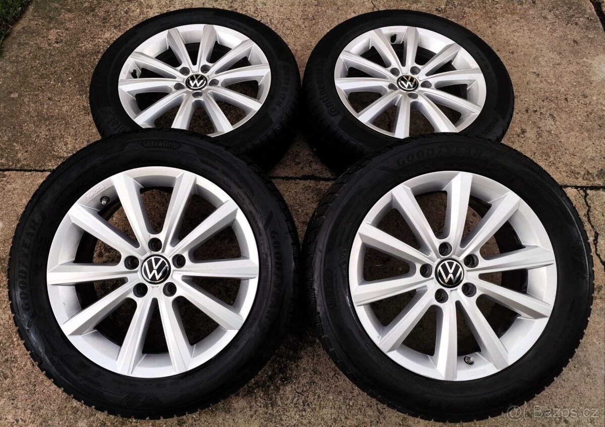 Alu kola originál Volkswagen Passat B8 5x112 R17 Merano