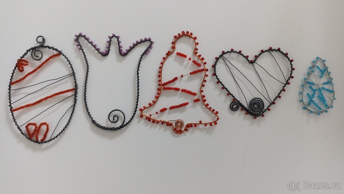 Drátkované ozdoby/dekorace