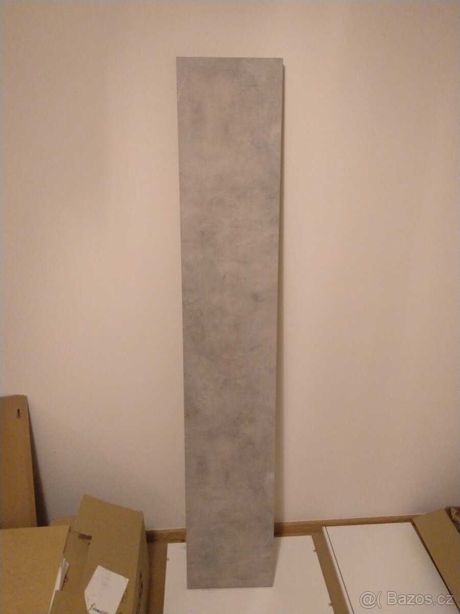 Pracovní deska EKBACKEN světle šedá imitace betonu