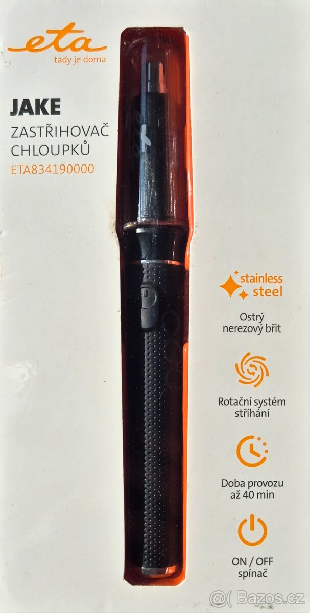 Zastřihovač chloupků ETA Jake černý