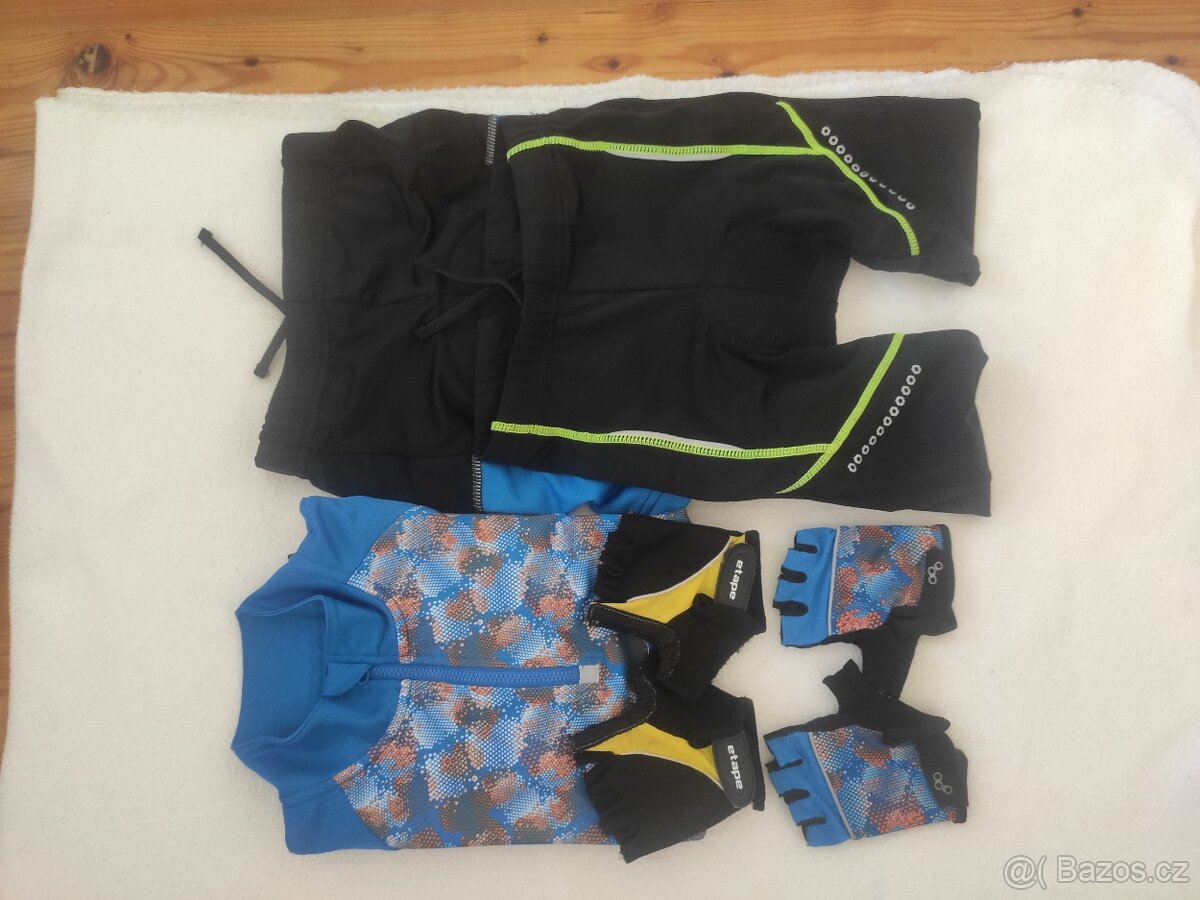 Cyklo sestava oblečení 122 až 128 + triko