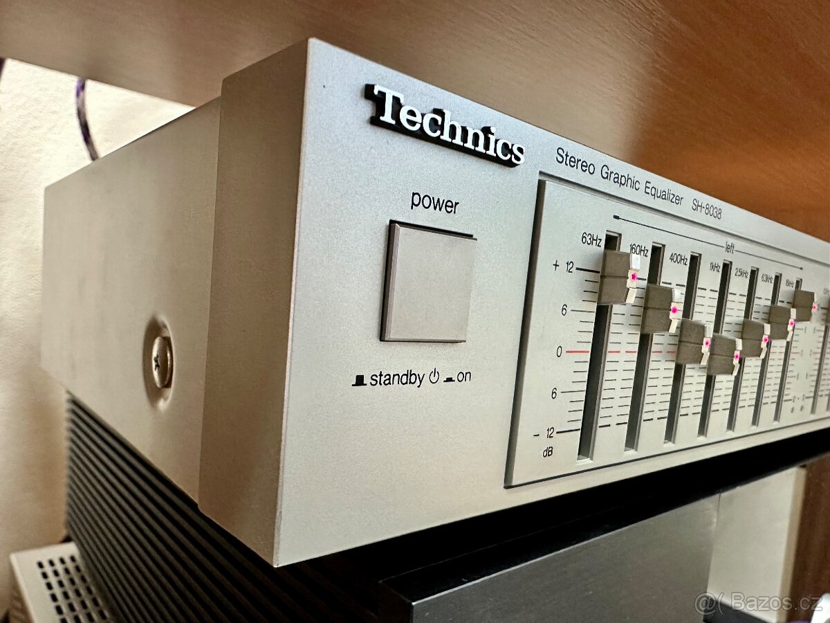 TECHNICS SH-8038 Silver - Stereo Graphic Equalizer (RARITA)