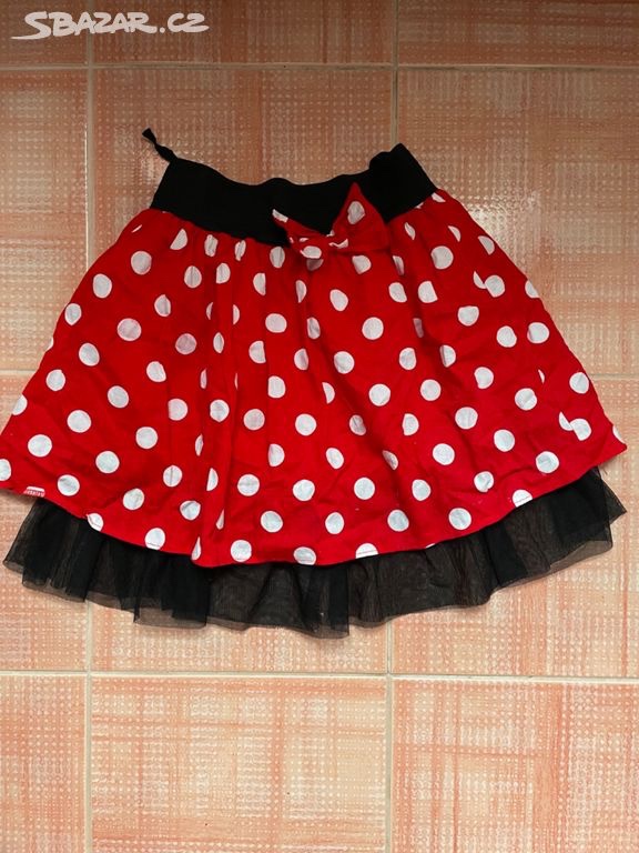 Divci puntikata sukne vel 116/122