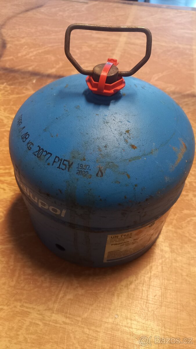 PB láhev 2kg plná-plomba, s dokladem, Mariánské Lázně