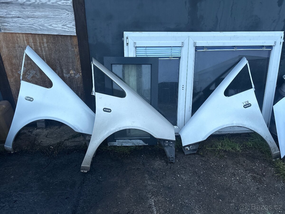 VW Sharan naraznik, blatniky, kapota, svetla