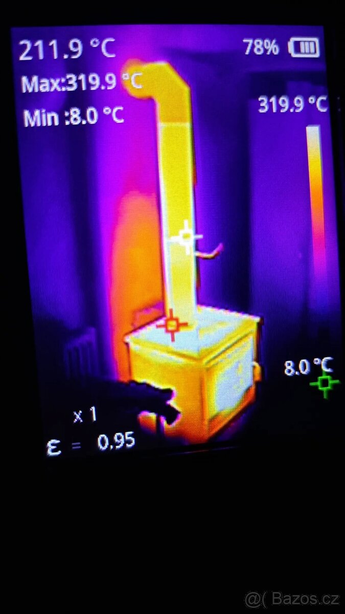 Profesionální Termokamera 2,8" a 32GB SD karta