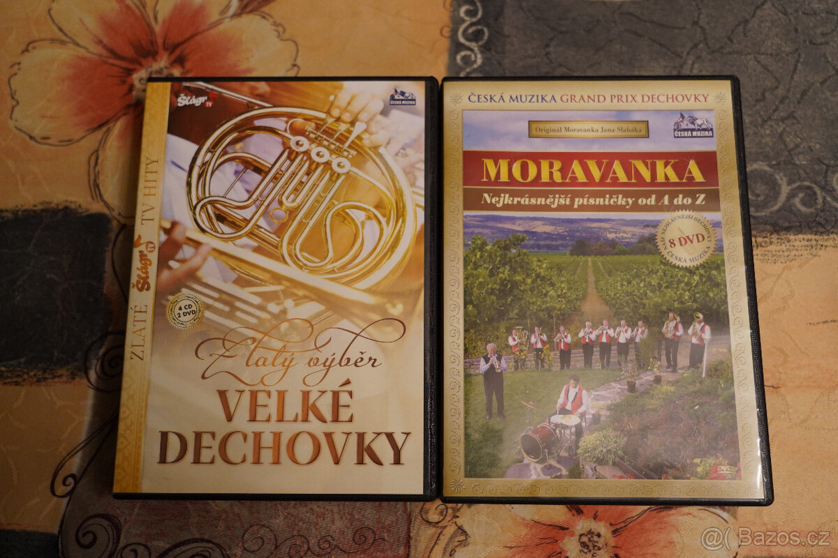 Dárek na Vánoce pro seniory CD+DVD, dechovky.