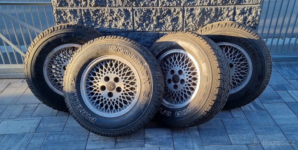 Prodám originál sadu kol Jeep Wrangler YJ