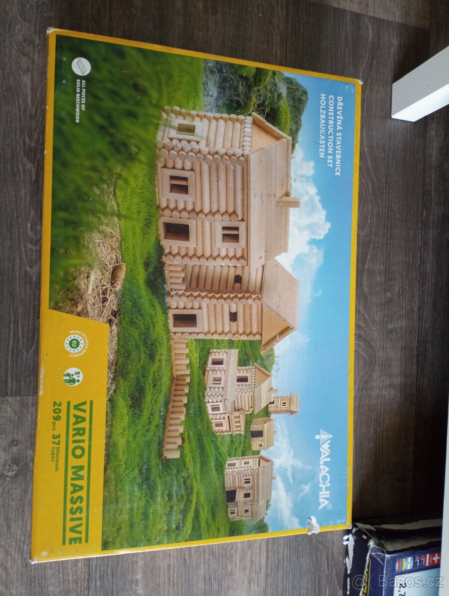 Walachia řevěná stavebnice 209 dílů