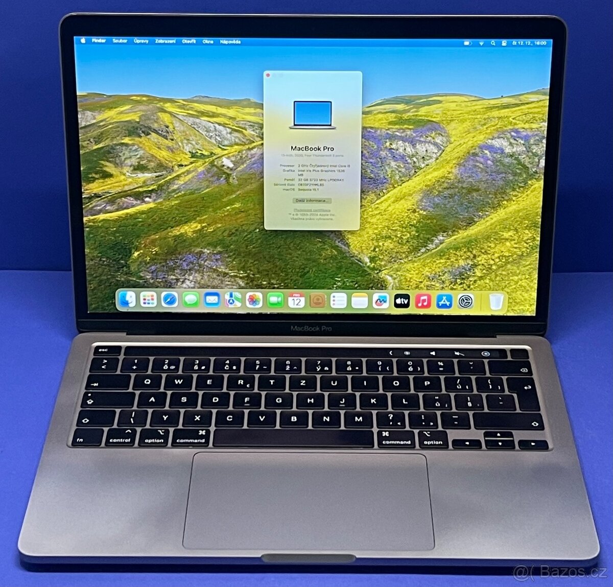 MacBook Pro 2020/32GB RAM/Intel i5/512GB SSD/Záruka