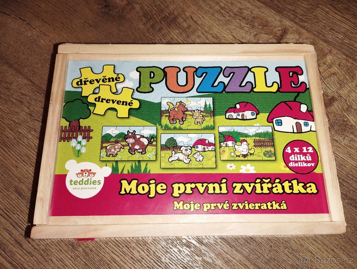Puzzle Moje první zvířátka od teddies