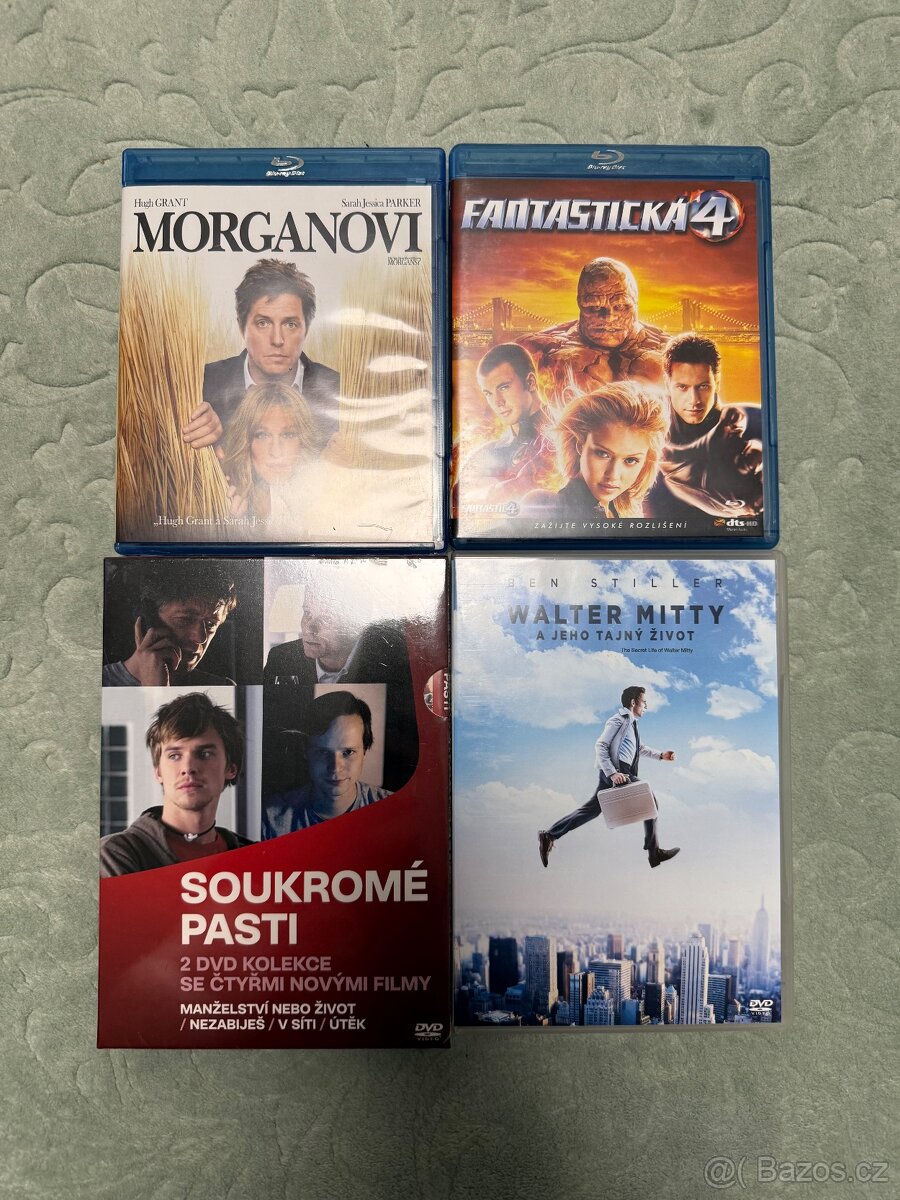 Blu-ray a DVD filmy