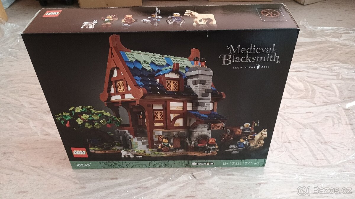 LEGO 21325 Ideas Středověká kovárna, NOVÉ, NEROZBALENÉ