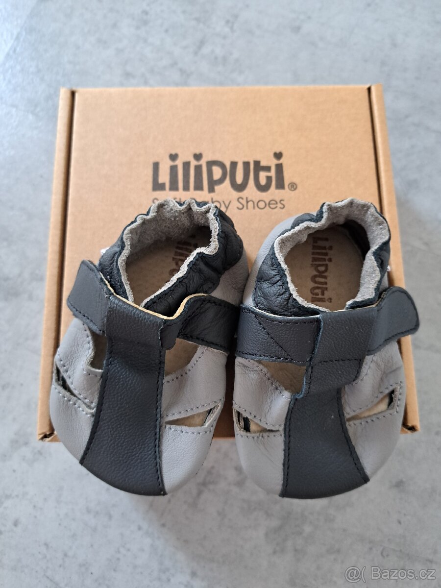 Kožené sandálky Liliputi velikost S