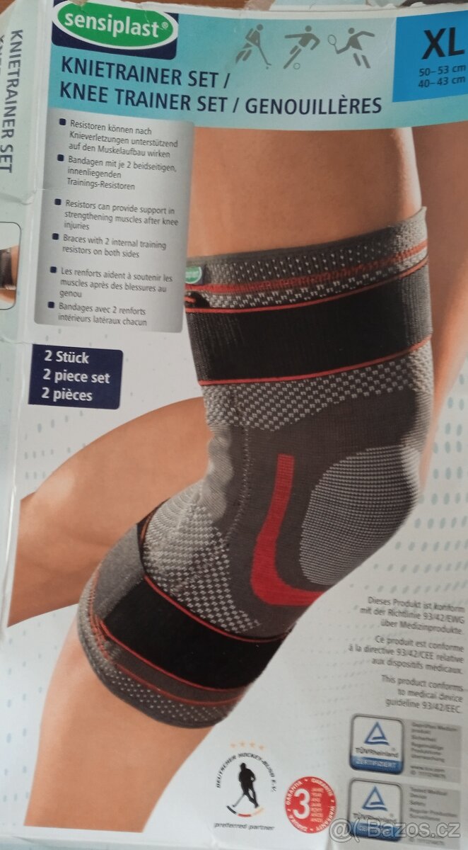 Nová kolenní bandáž zn. Sensiplast vel. XL