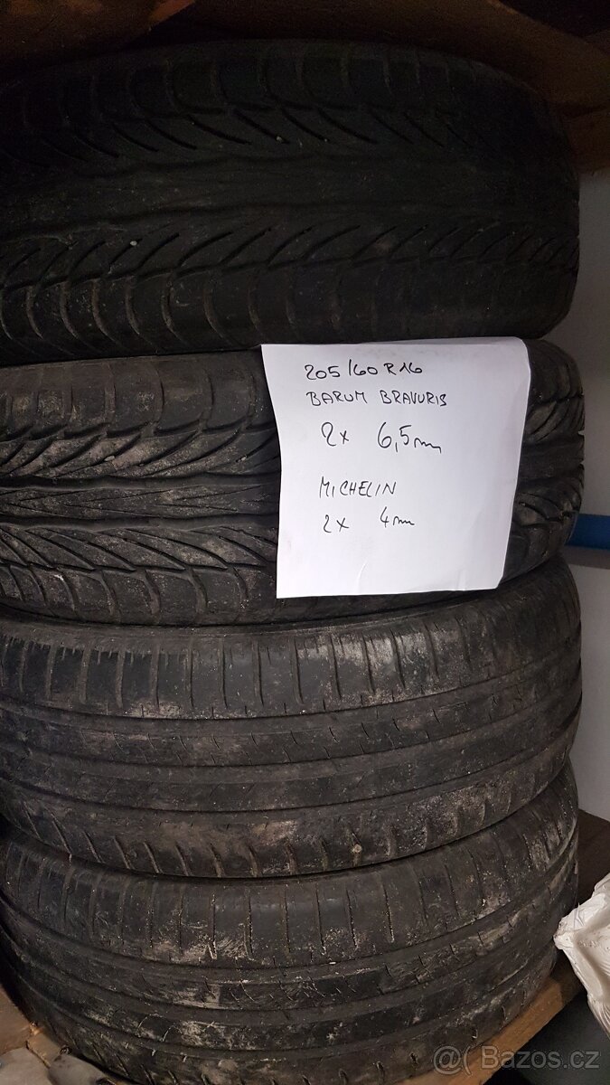 Letní pneumatiky Barum 205/60R16