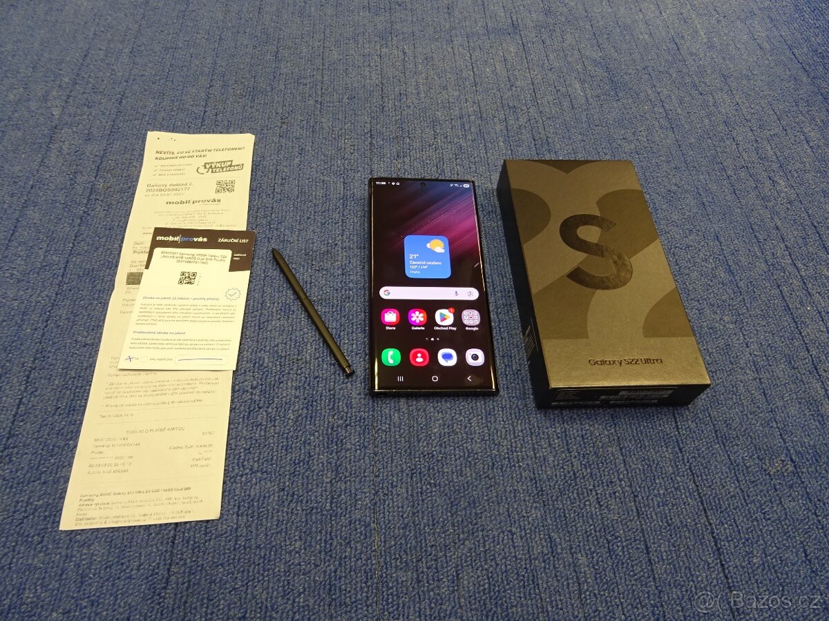 TOP Samsung Galaxy S22 Ultra 5G 128GB +záruka