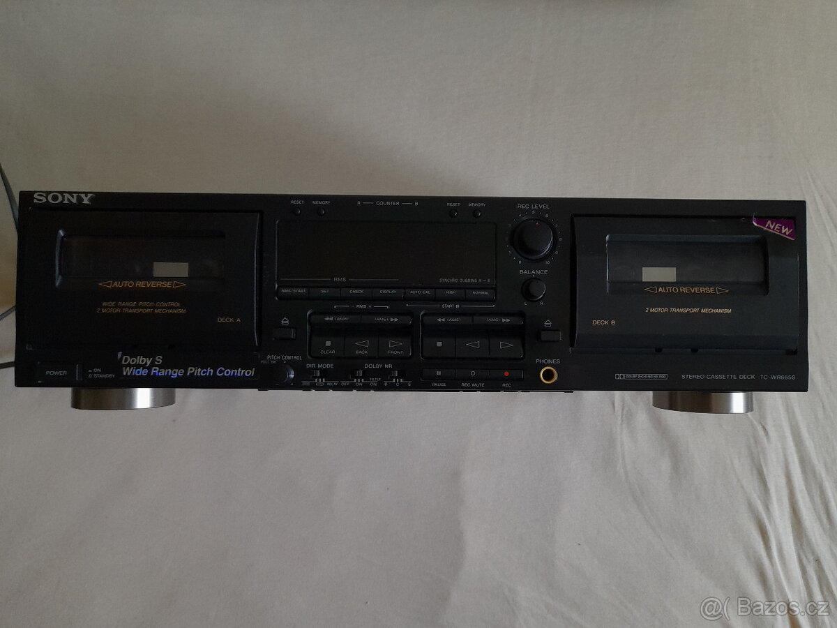 Tape deck Sony TC-WR665S (po servisu)