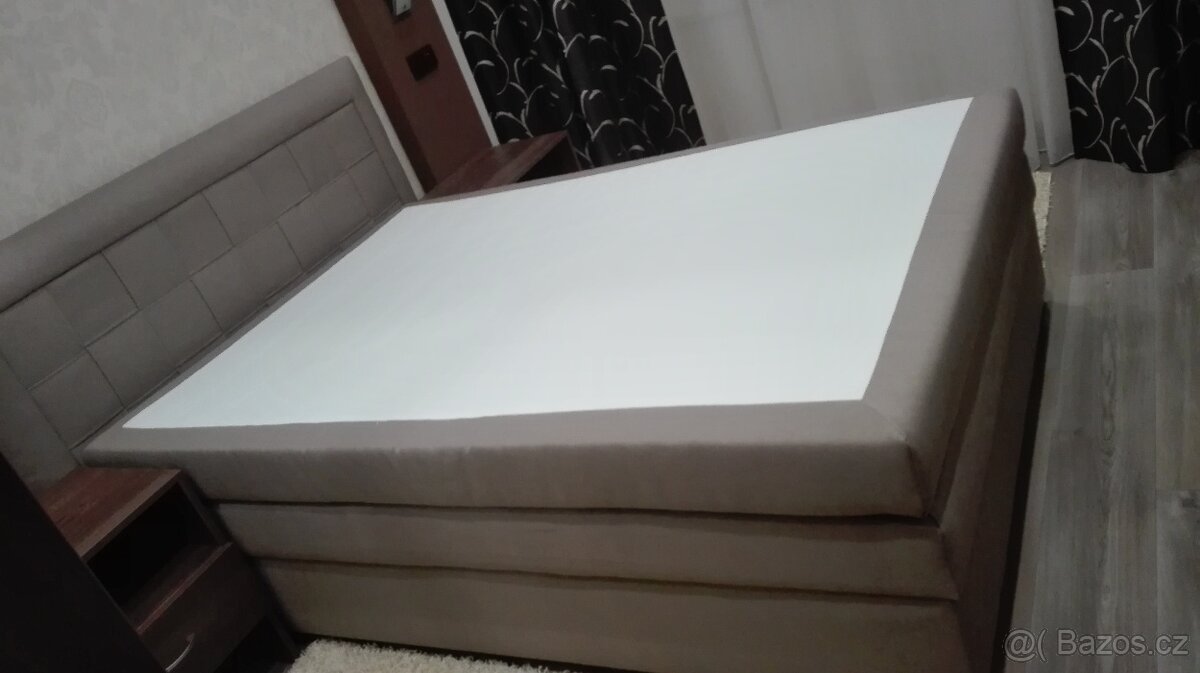 Postel boxspring 140x200 - BLANAŘ