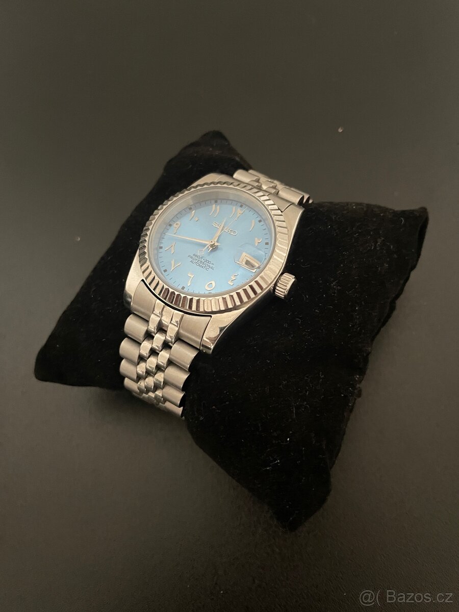 Hodinky Seiko Mod Datejust s arabským ciferníkem