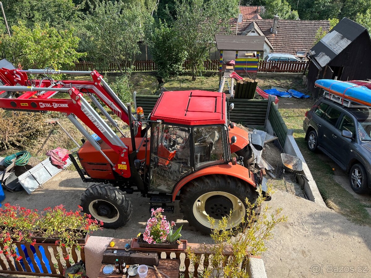 Zetor 9540 s novým čelním nakladačem