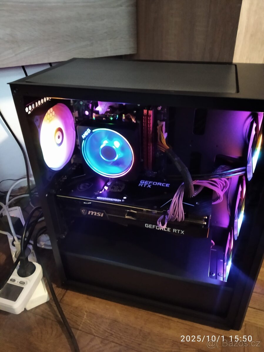 výkonné herní PC - Ryzen7 3700x+RTX 3080+NVMe SSD