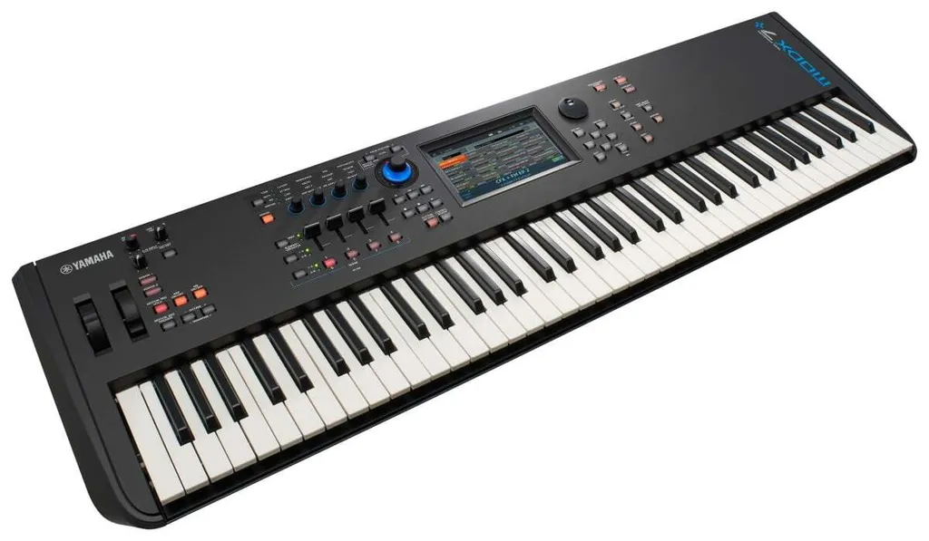 Yamaha MODX 7 plus, puzdro, pedál.