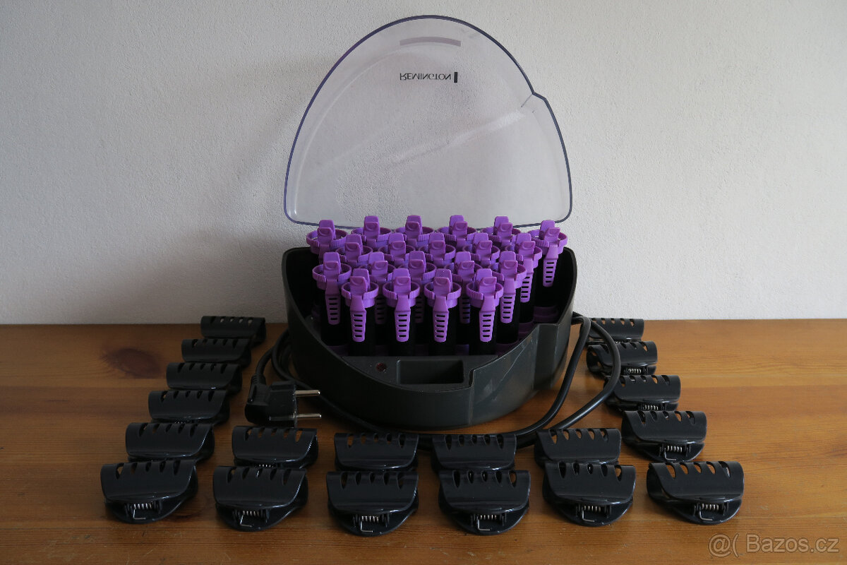 Vyhřívané natáčky na vlasy Remington.