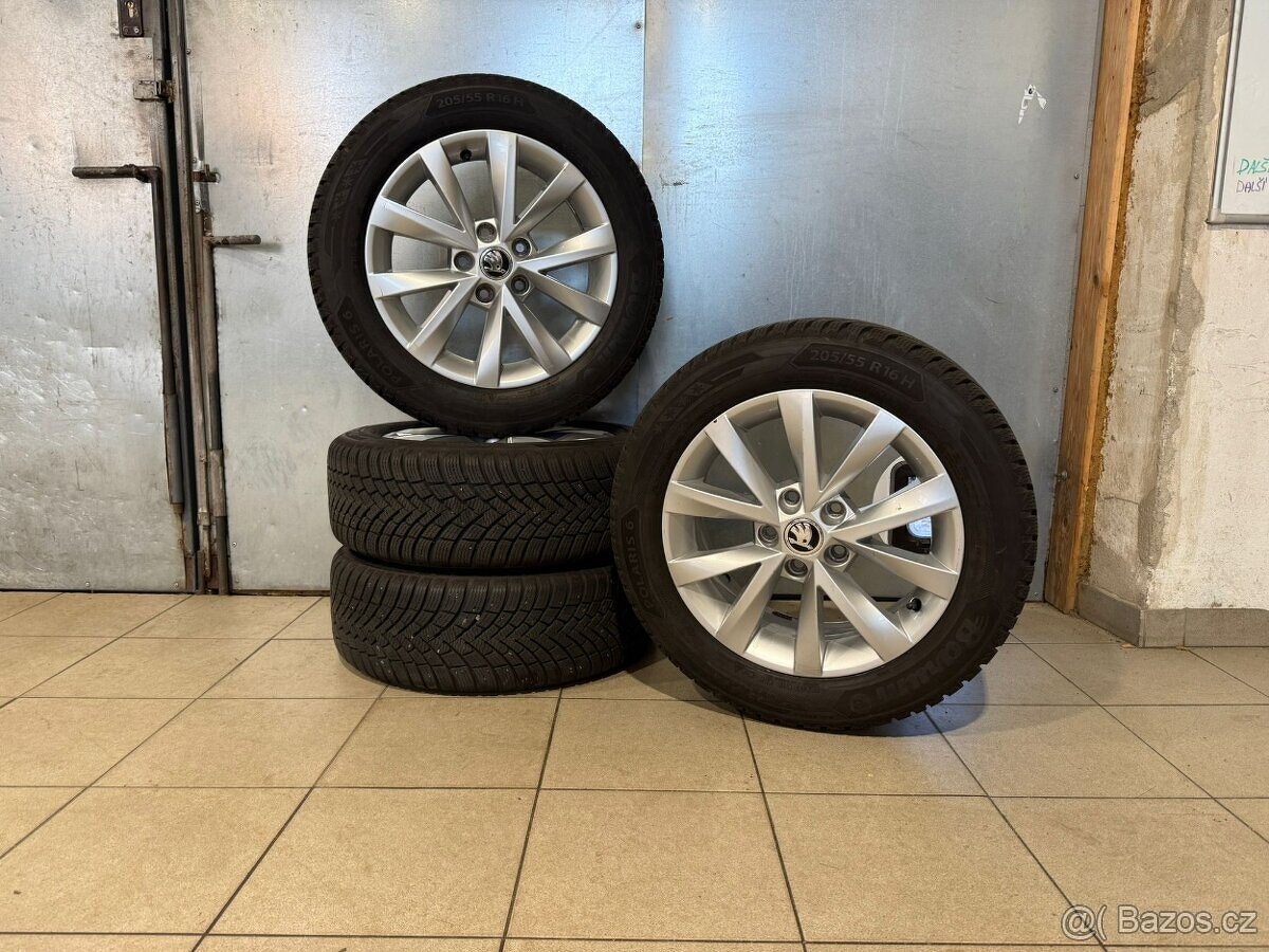 Alu kola ALCATRAS R16 5x112 ET46 + ZIMNÍ pneu 205/55 R16