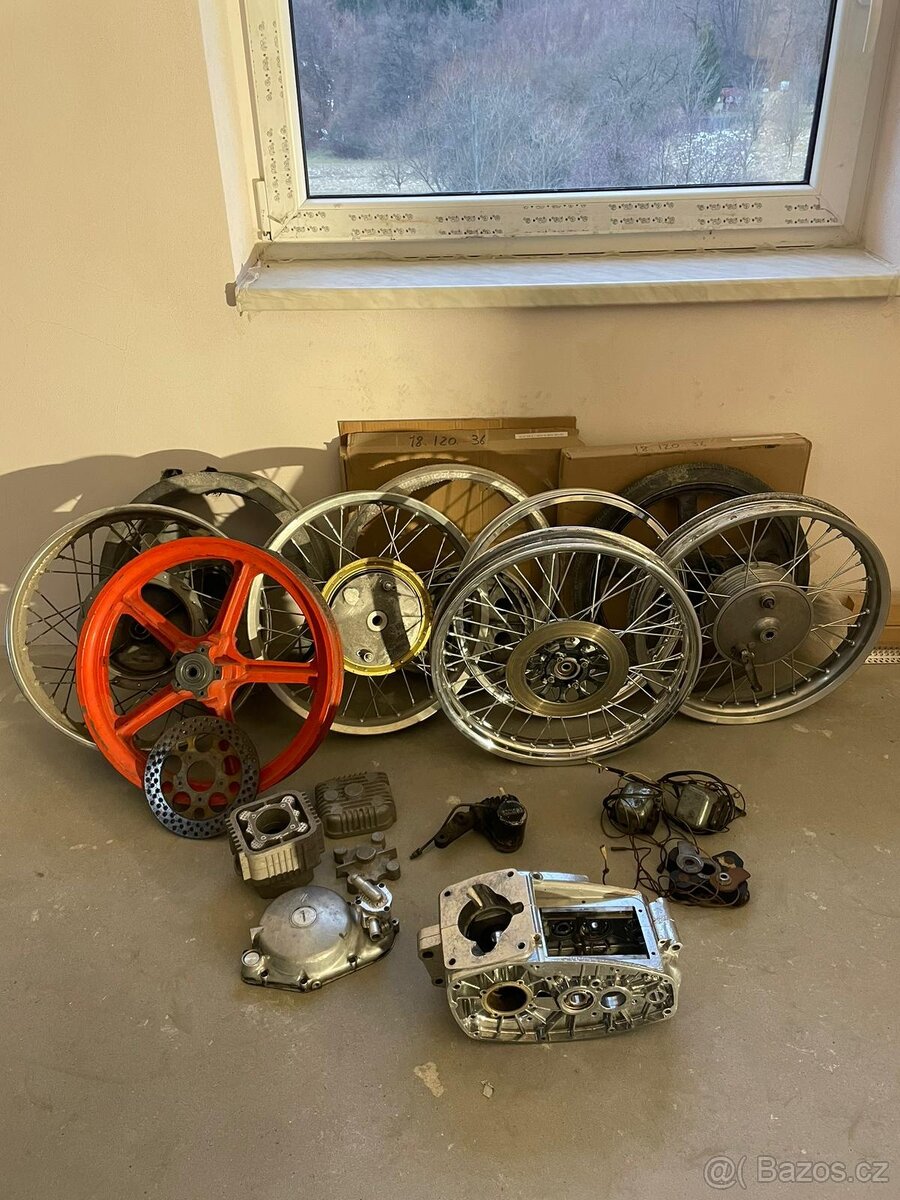 prodám díly čz, yamaha