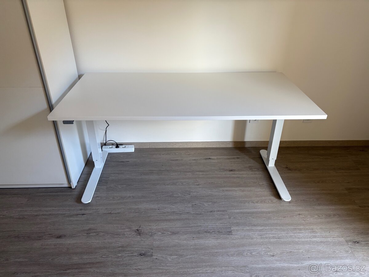 Polohovací stůl SVANEKE 80x160 bílá, Jysk