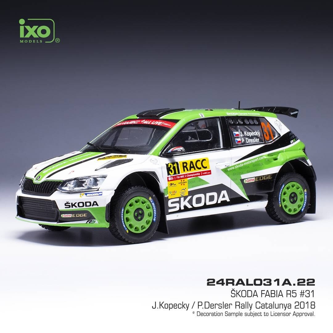 Modely Škoda Fabia R5 1:24 IXO