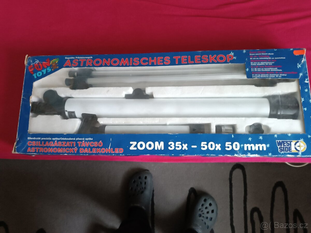 Hvězdářský dalekohled - dětský.