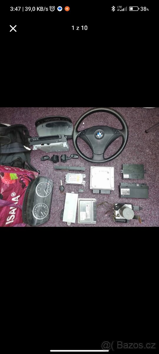Díly BMW E60/E61 ( CAS, DDE, MASK, LM, SFZ, ABS...