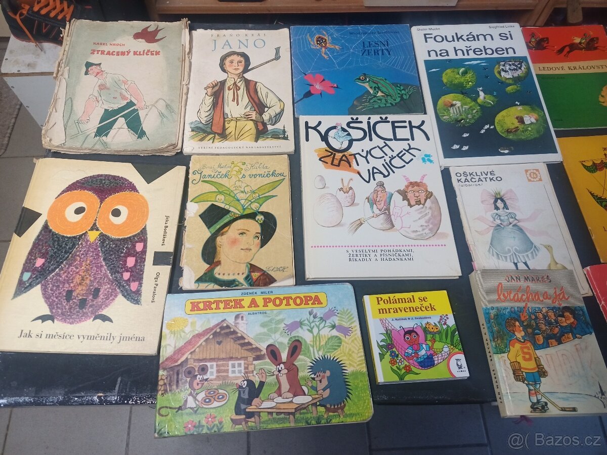 Dětské pohádky, dětské knížky, různí autoři cca 100 ks