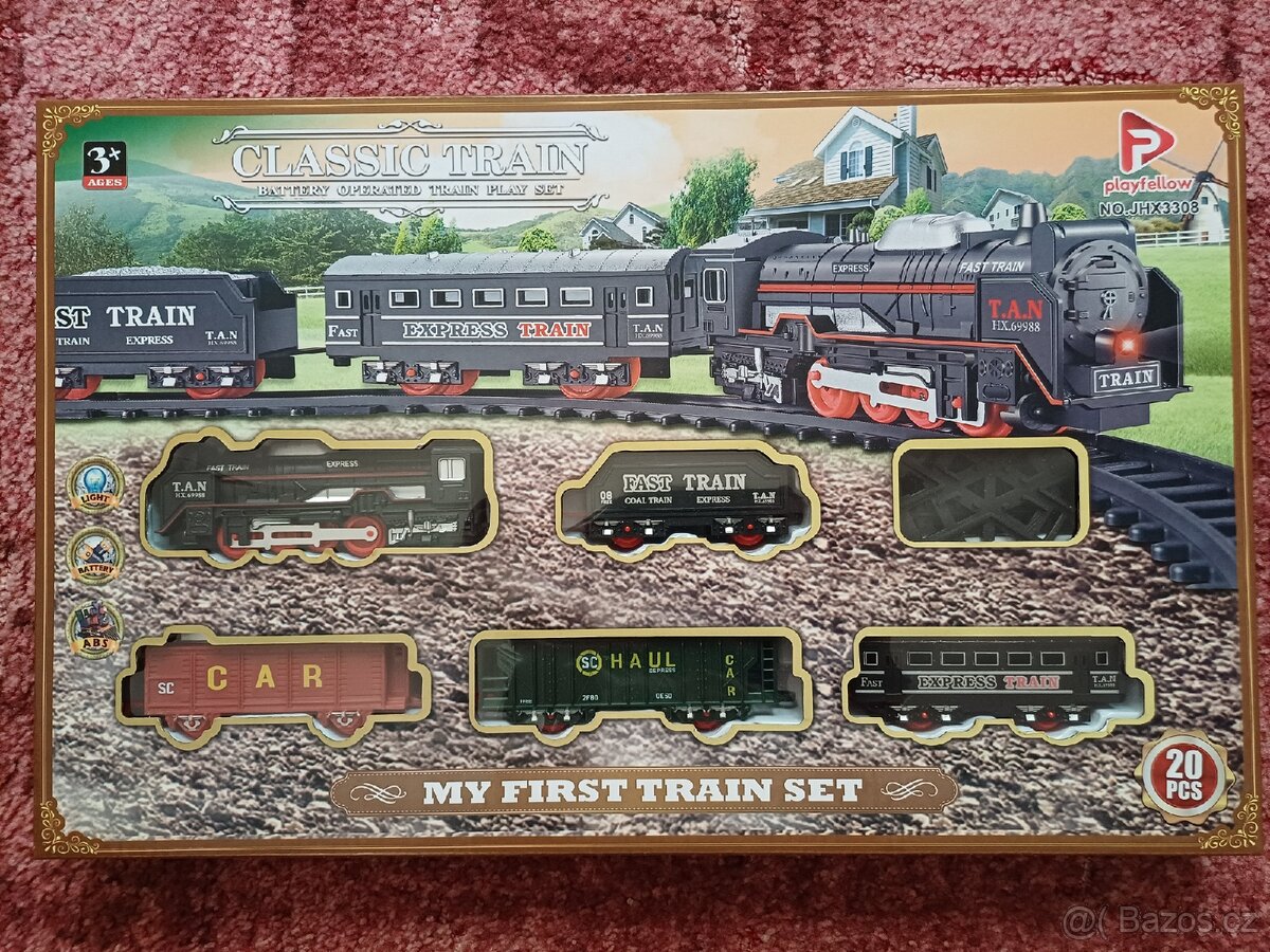 Playfellow Železniční sada Rail King 2 střední