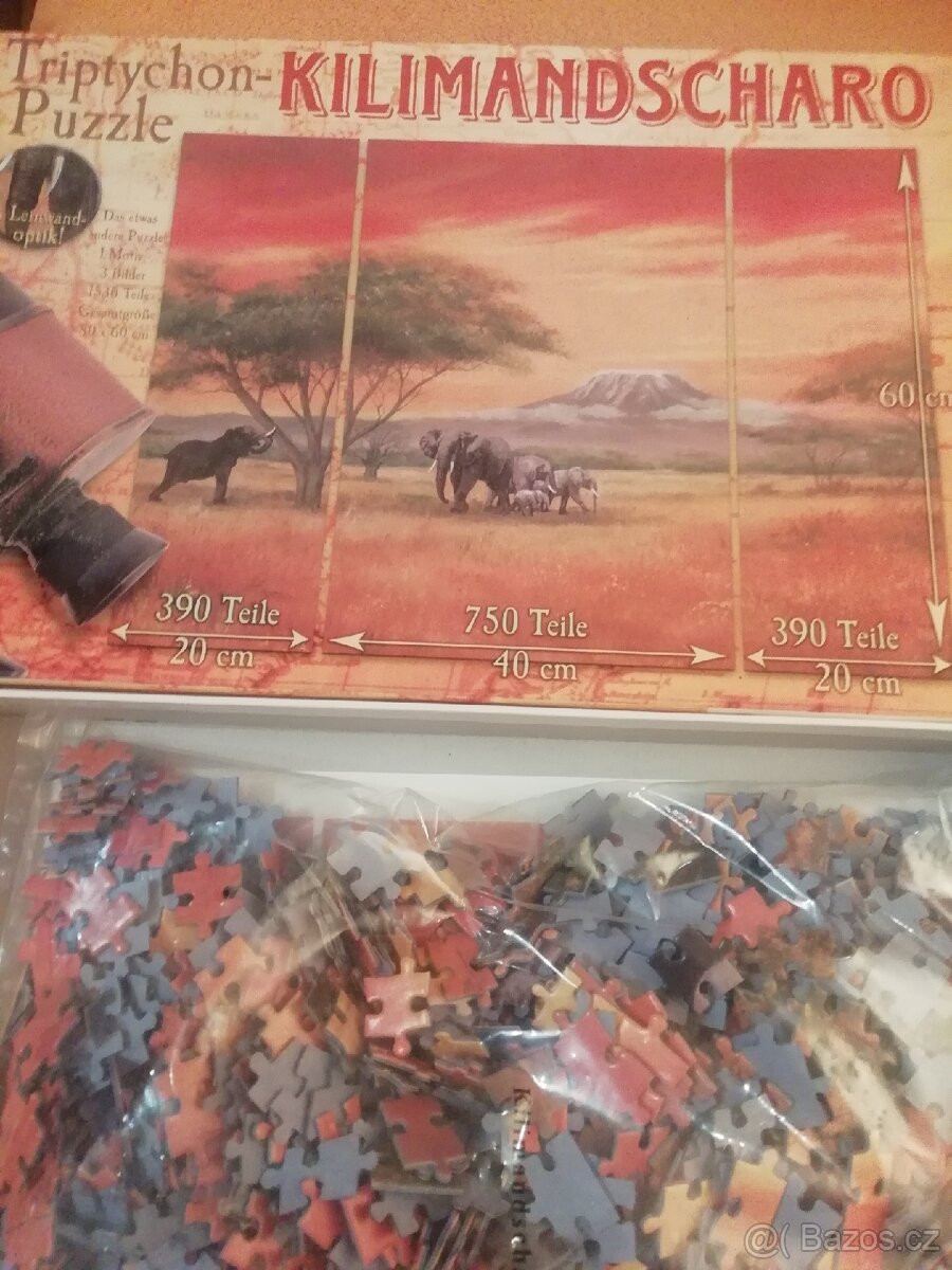 puzzle triptychon kilimandzaro