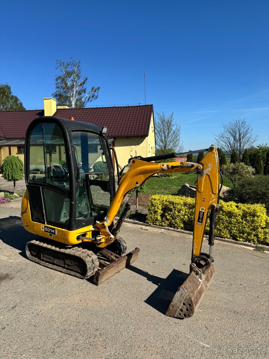 Minibagr JCB 8014 2006 2x lzice 1500 kg
