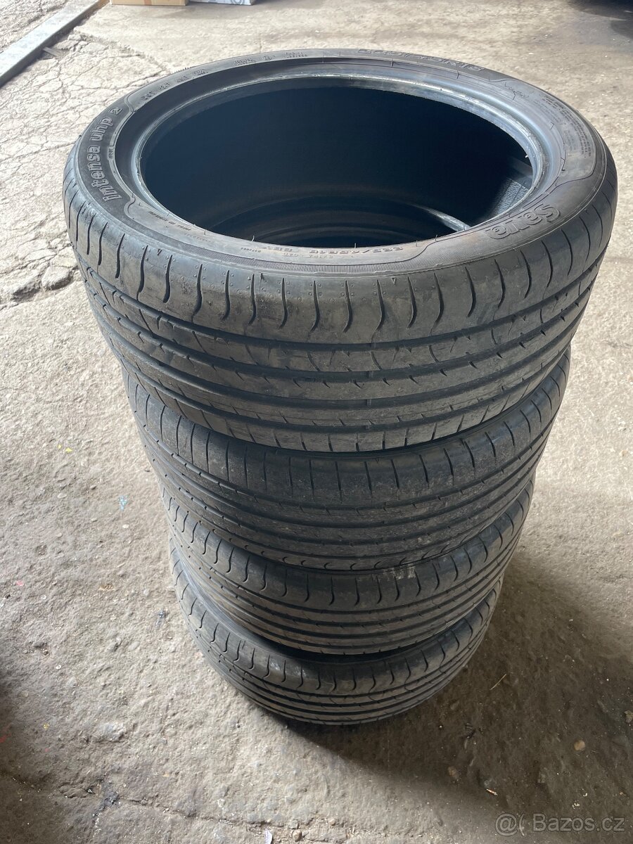 4x letní pneu Sava, 225/40 R18, 2x6mm,2x7mm, DOT 22