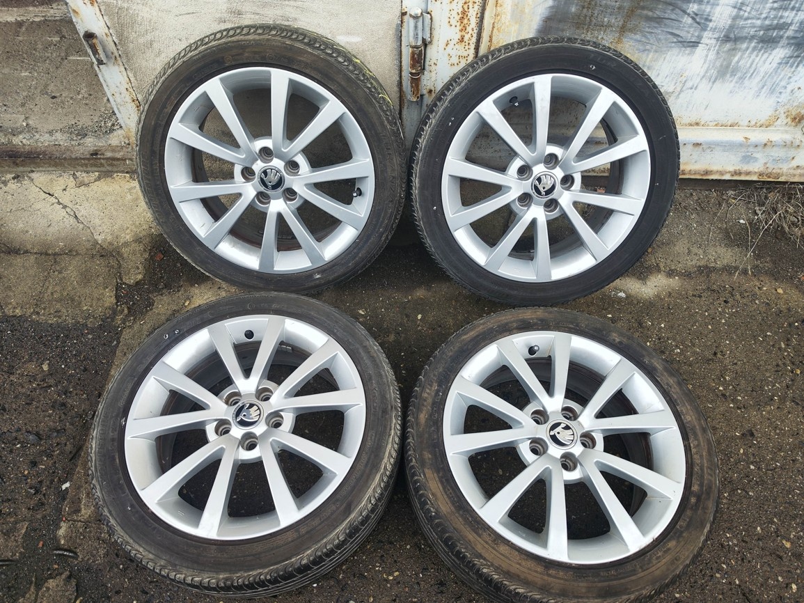 16"letní alu sada 5x100 origo Škoda Fabia 2 Roomster Polo
