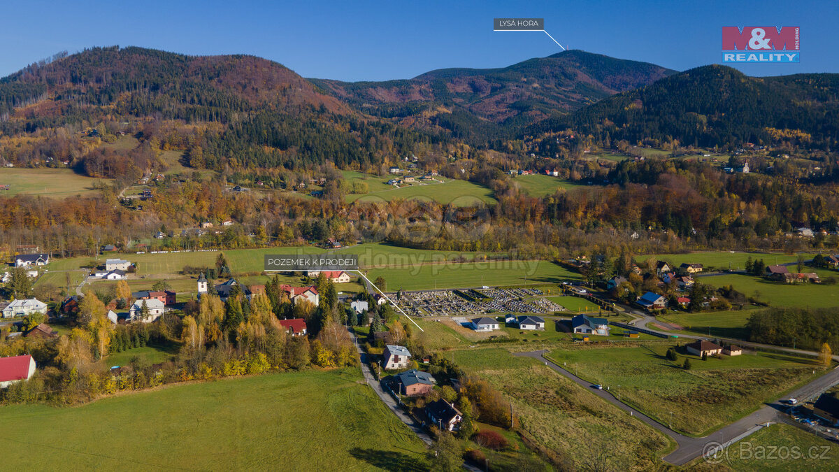 Prodej pozemku k bydlení, 1544 m², Ostravice